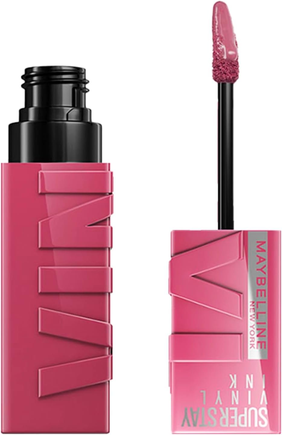Maybelline NY SuperStay Vinyl Ink Batom Líquido Acabamento Vinil Espelhado e Efeito Gloss, Longa Duração de 16h, Não Borra e Não Transfere, Fórmula Vegana Cor Coy 4,2ml