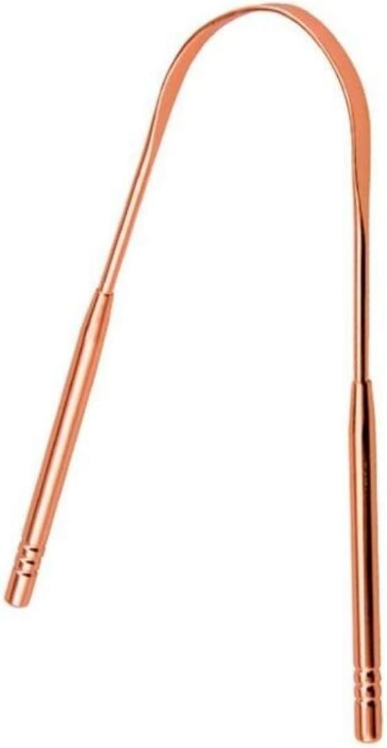 Raspador de Língua de Cobre SYANG - Higienizador Bucal Eficiente, Remove Bactérias e Mau Hálito, Cuidado Oral Completo