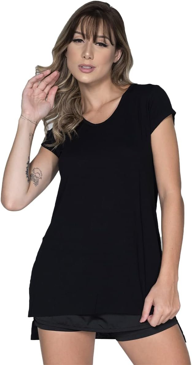 Blusa Fitness Vekyo Tapa Bumbum Feminina Malha Básica