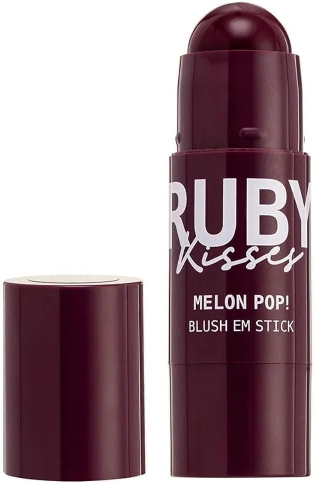 Kiss - Rk Melon Pop Stick Blush Mbs04B Plum Pop