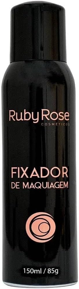 Fixador de Maquiagem Ruby Rose - Spray Fixador, Prolonga Duração, Tira Aspecto Pó, 150ml