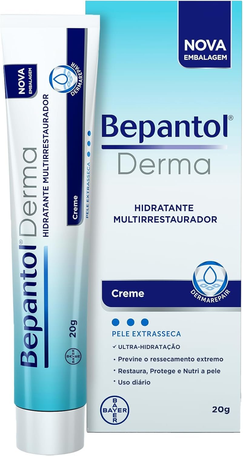 Bepantol Derma Hidratante Multirrestaurador, para Pele Seca e Extrasseca, 20g