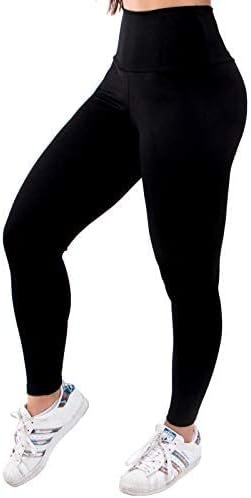 Legging 4 Estações Suplex Básica Fitness Academia (Preto, GG)