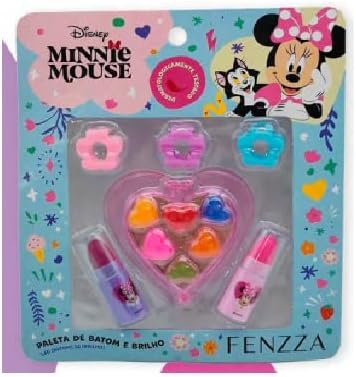 Kit Maquiagem Teen Minnie - FENZZA Disney Minnie Mouse Makeup - Presente Menina, Ref DIS044