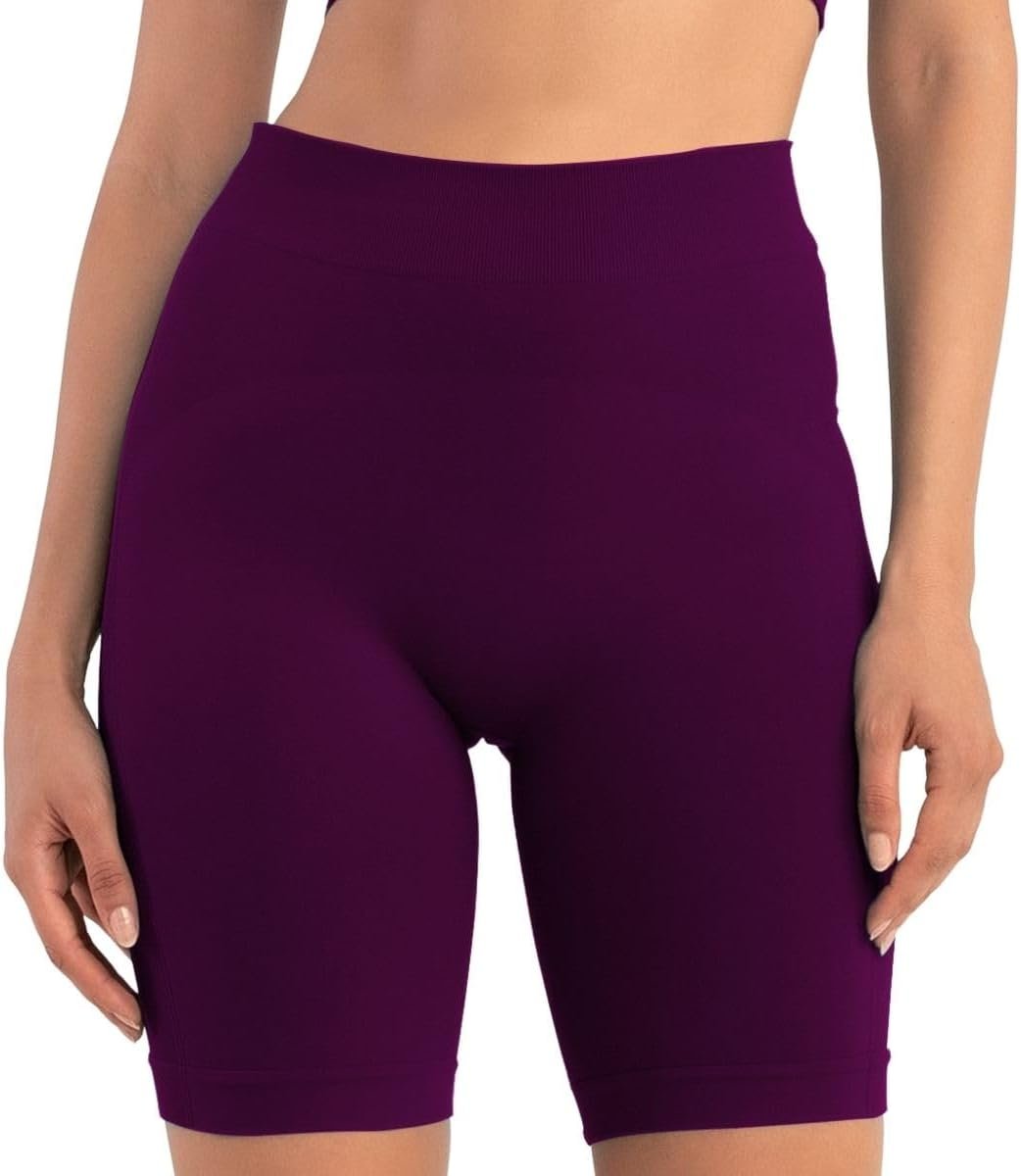 Bermuda Fitness Sem Costura Cintura Alta She By Mash Zero Transparência Feminina Adulto