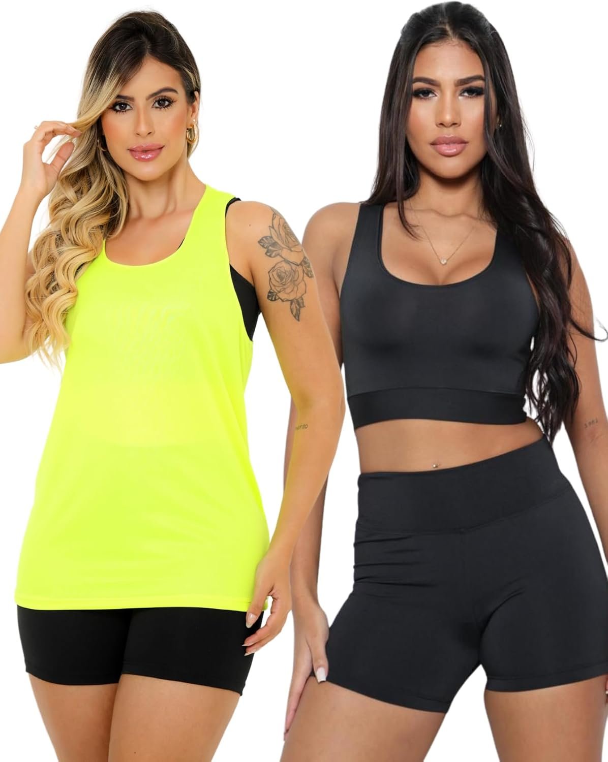Kit 1 Regata e 1 Top Moda Fitness Feminina