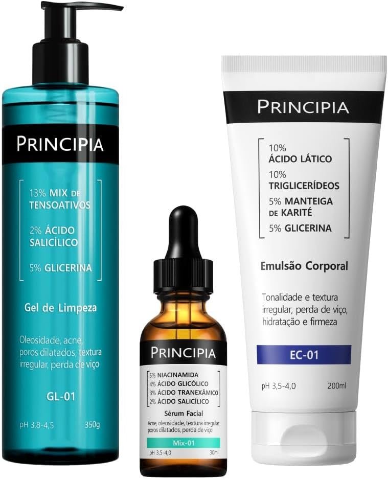 Principia - Kit Anti Acne E Queratose Pilar Trio