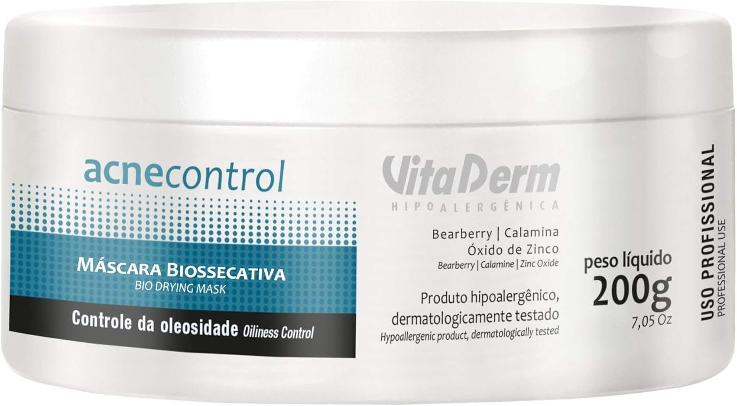 Vitaderm Máscara Biossecativa Acne Control 200G